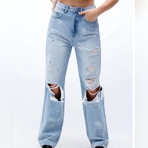 🎉🆕🎉 Pacsun 90's destroyed boyfriend jeans Size 23/0